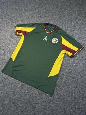 Vintage Le Coq Sportif Senegal Away football 2002 Soccer Mens Jersey Size L